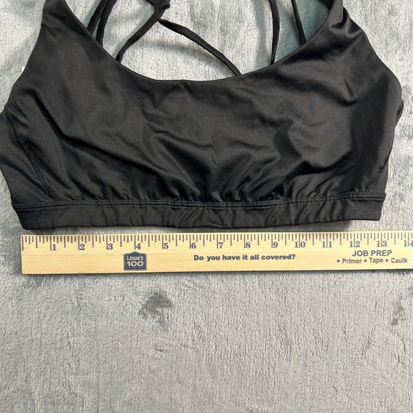 Victoria Sport Black Strappy Back Sports Bra M/M - Picture 2 of 5